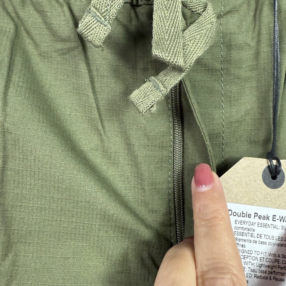 Prana Double Peak E-Waist 8" Shorts Mens SMALL Green Standard Fit Drawstring NWT - Picture 6 of 9